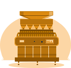 Daawat Rice grading process